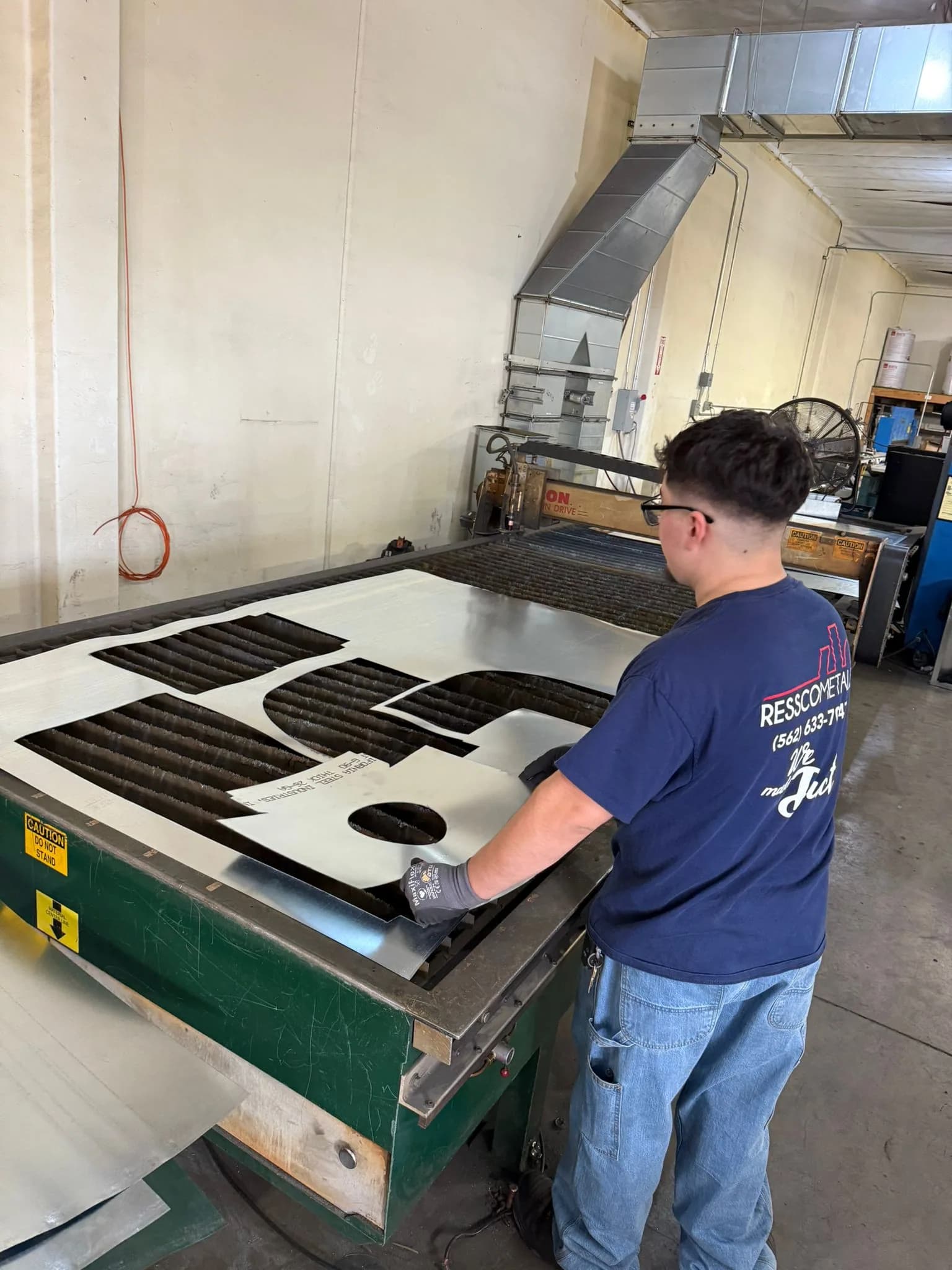 RESSCO Metals fabrication shop